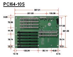 PCI64-10S Backplane