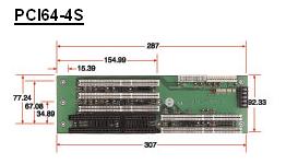 PCI64-4S Backplane