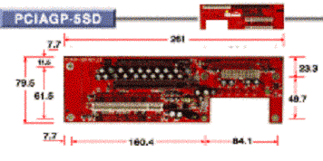 PCIAGP-5SD Backplane