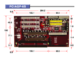 PCIAGP-6S(R) Backplane