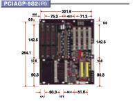 PCIAGP-9S2(R) Backplane